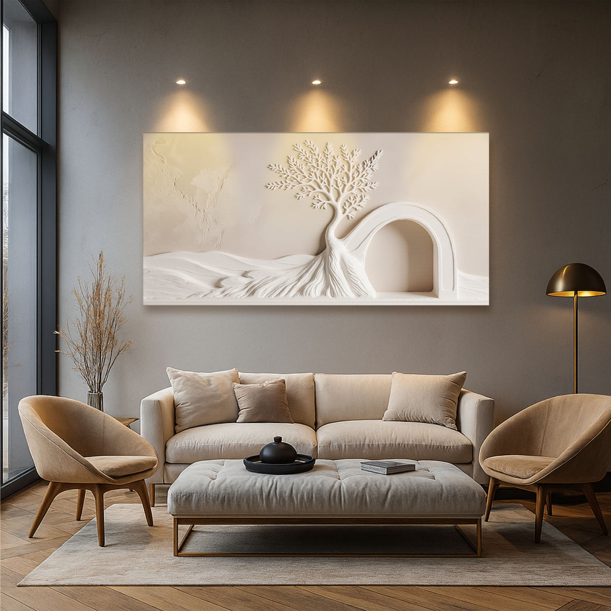 He Is Risen Abstract Canvas Wall Art