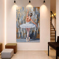 Modern Ballet Elegance Canvas Wall Art