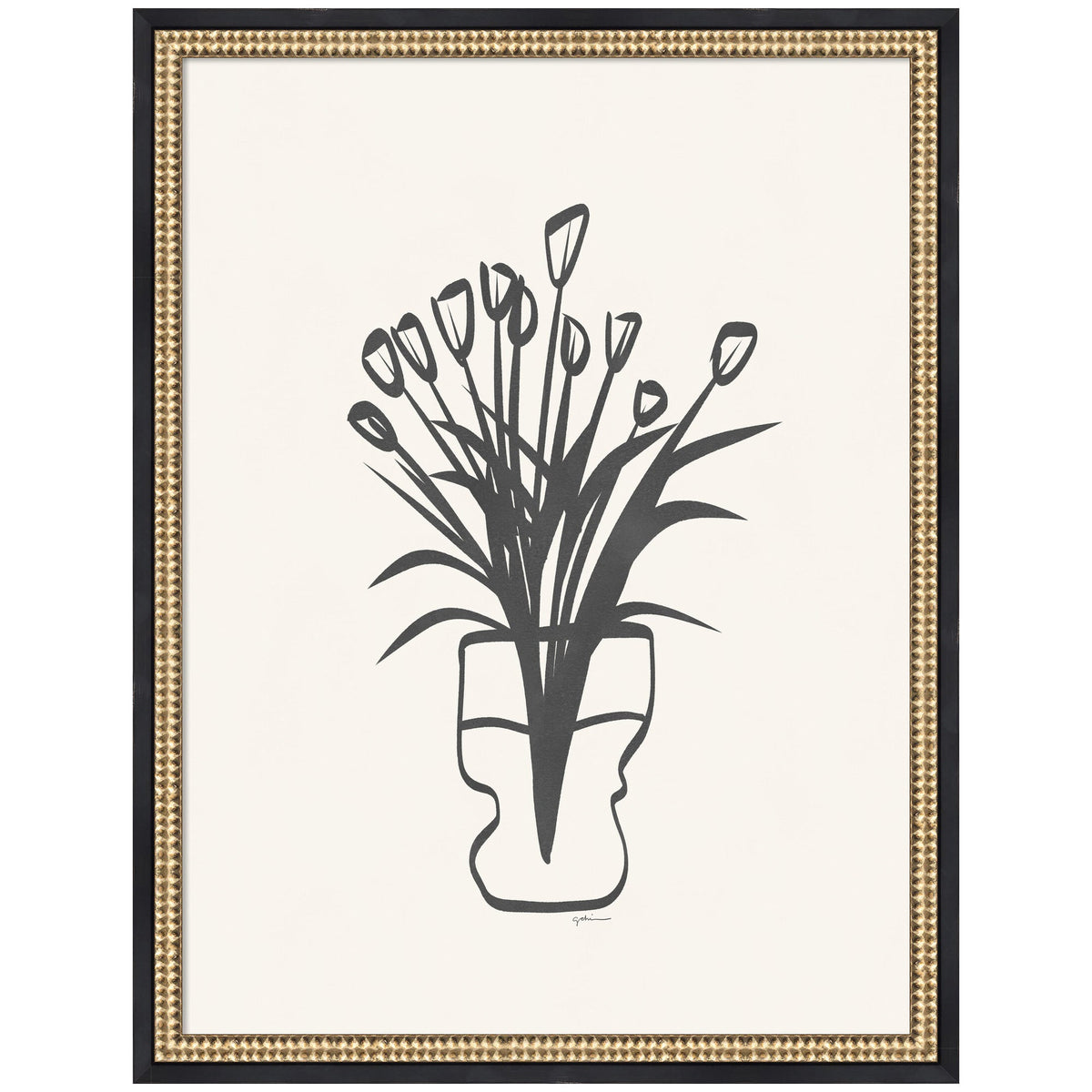 Tulips by Gabrielly Guedes Framed Wall Art Print