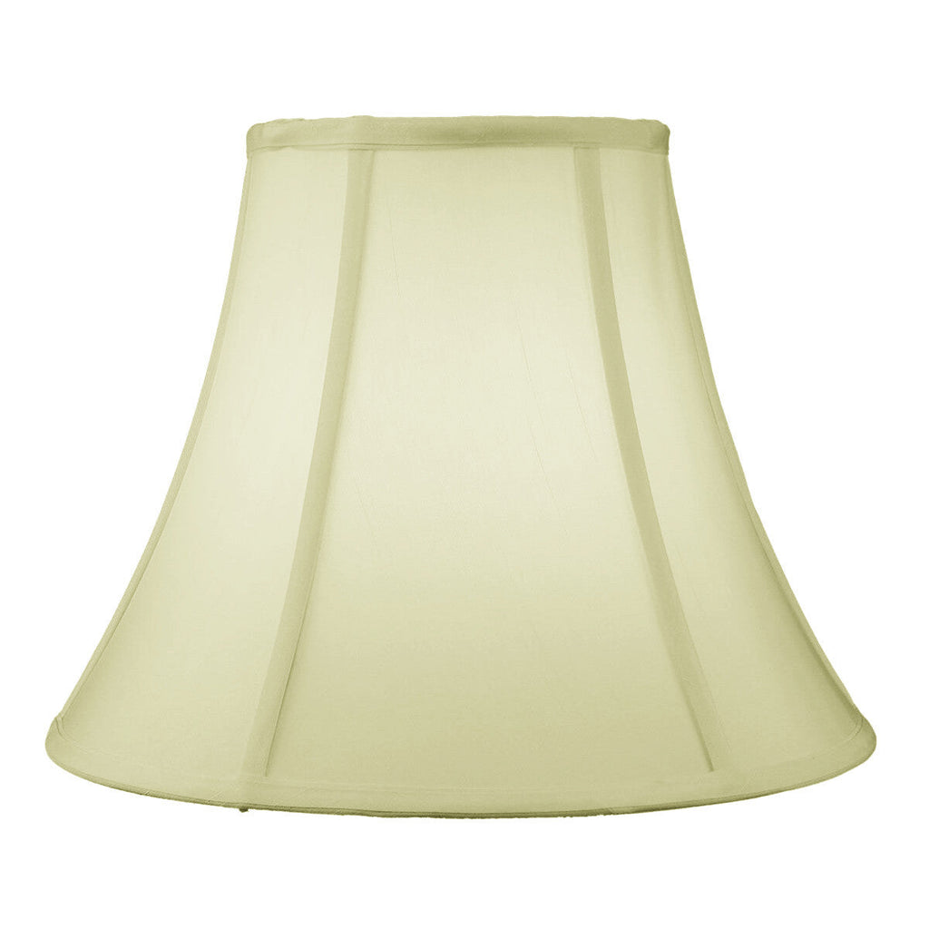 Home Concept Eggshell Shantung Bell Lamp Shade - 14"W x 11" Slant Height