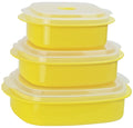 6-Piece Microwave Cookware & Storage Bowl Set, Lemon