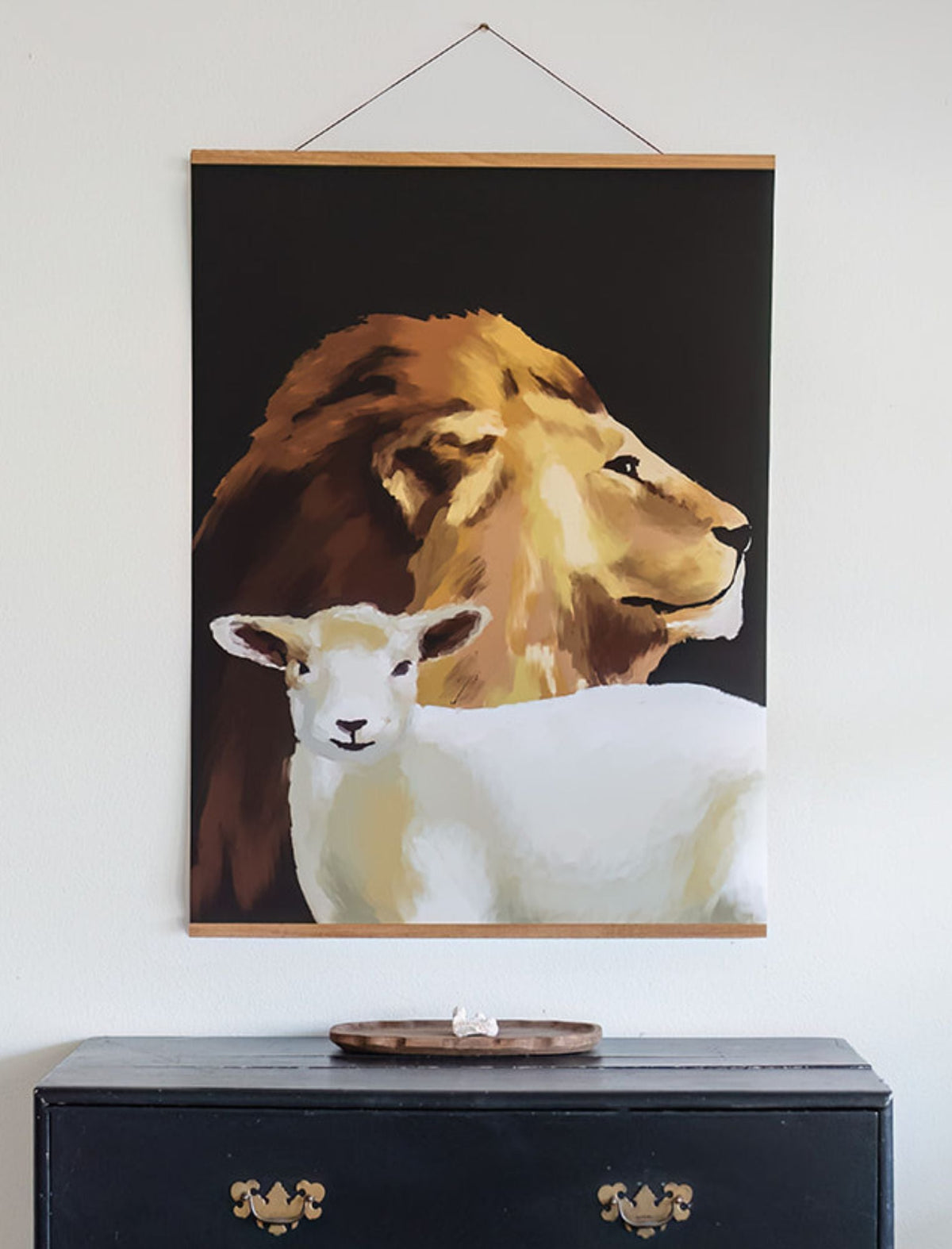 Large Poster: Lion and the Lamb