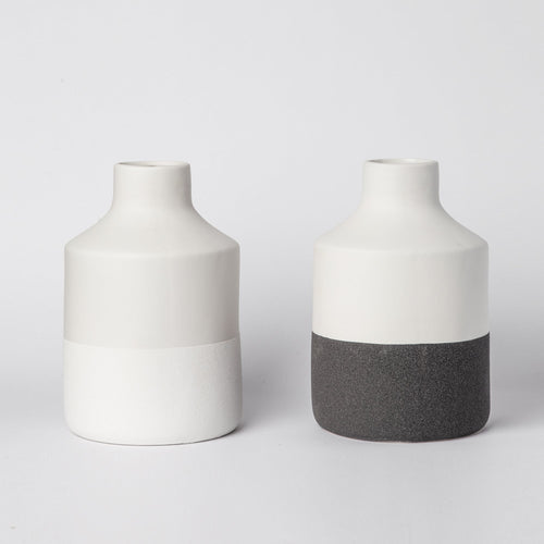 216 Textured Matte Ceramic Vase