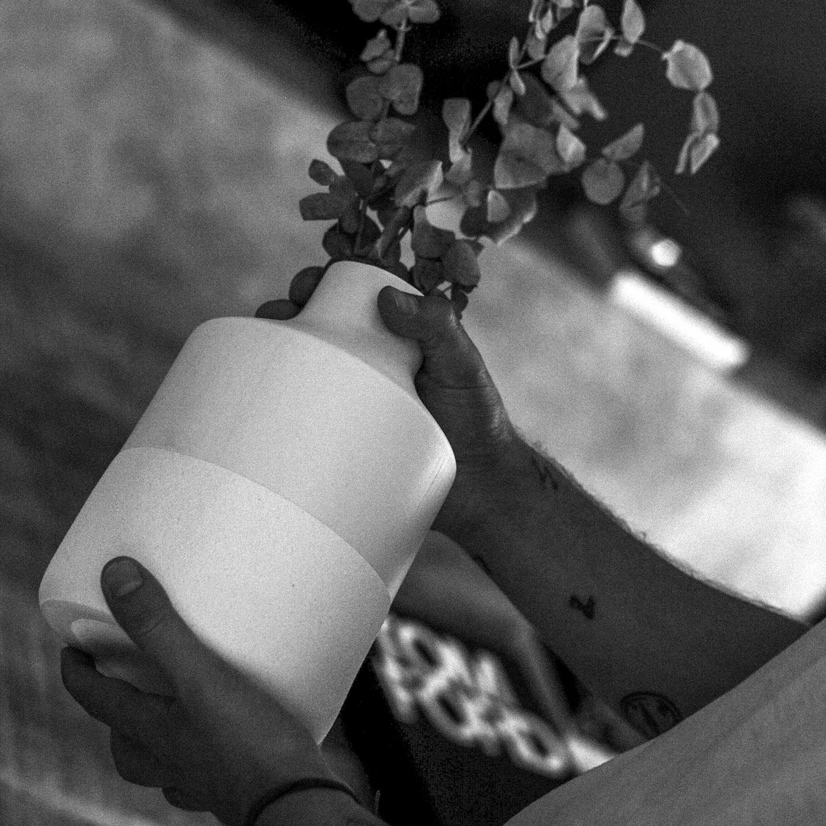 216 Textured Matte Ceramic Vase