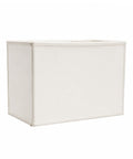 Home Concept Rectangular Drum Lamp Shade White - 7"W x 9" Slant Height, Spider Fitter
