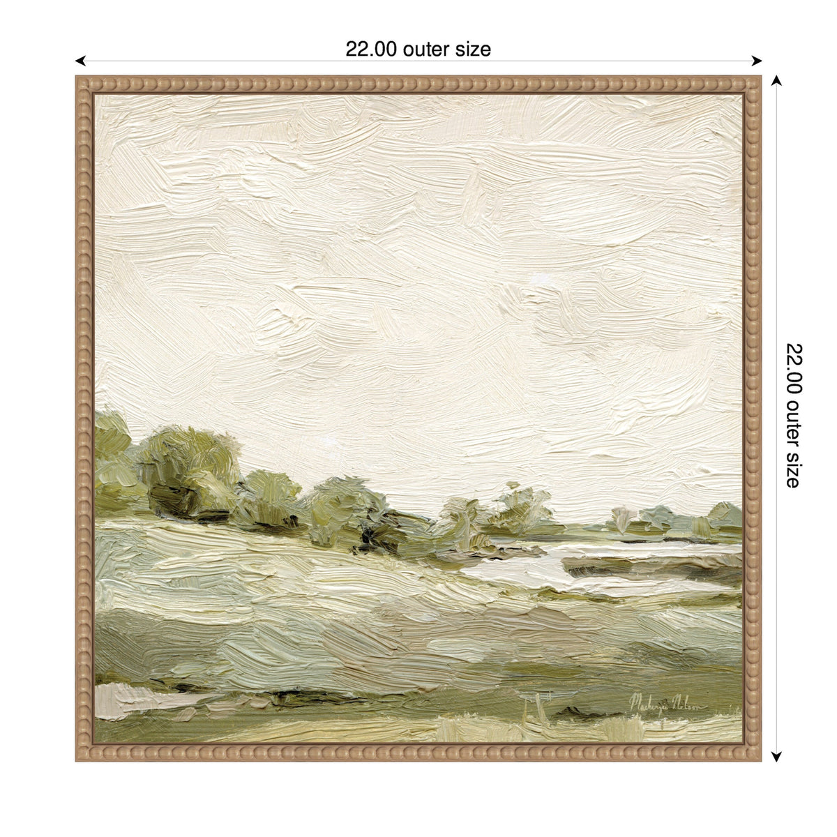 Petit View No 7 by Mackenzie Nelson Framed Canvas Wall Art Print