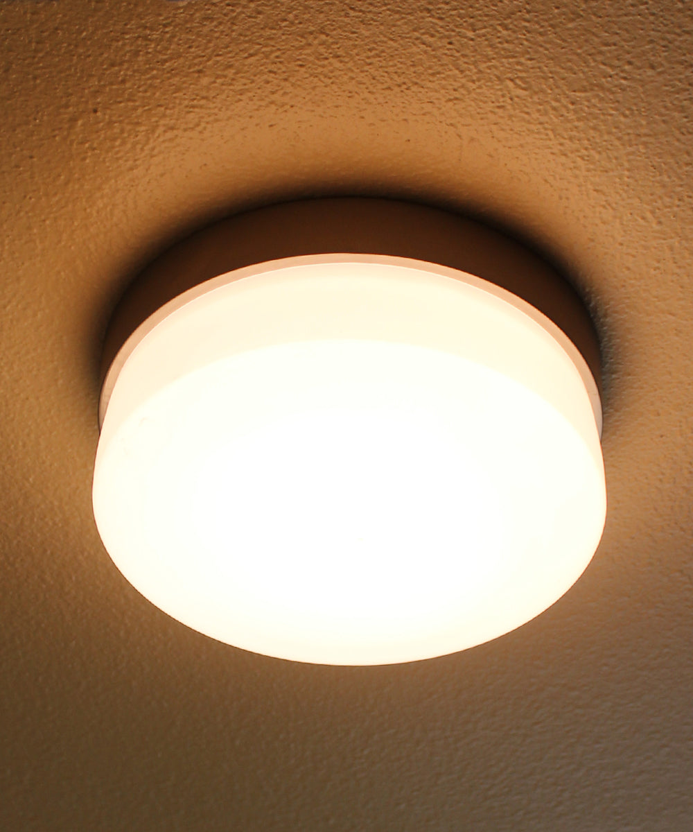 Maxim Flux 11"W 1-Light LED Flush Mount Light Fixture Satin Silver Finish