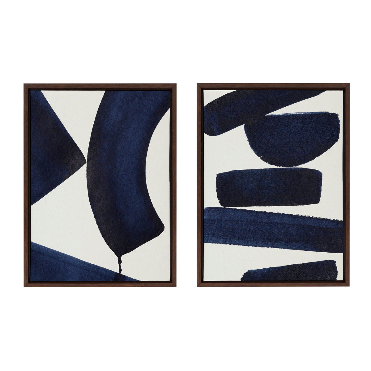 Sylvie Japandi 3 and Japandi 26 Framed Canvas Art Set of 2 by Rocket Jack