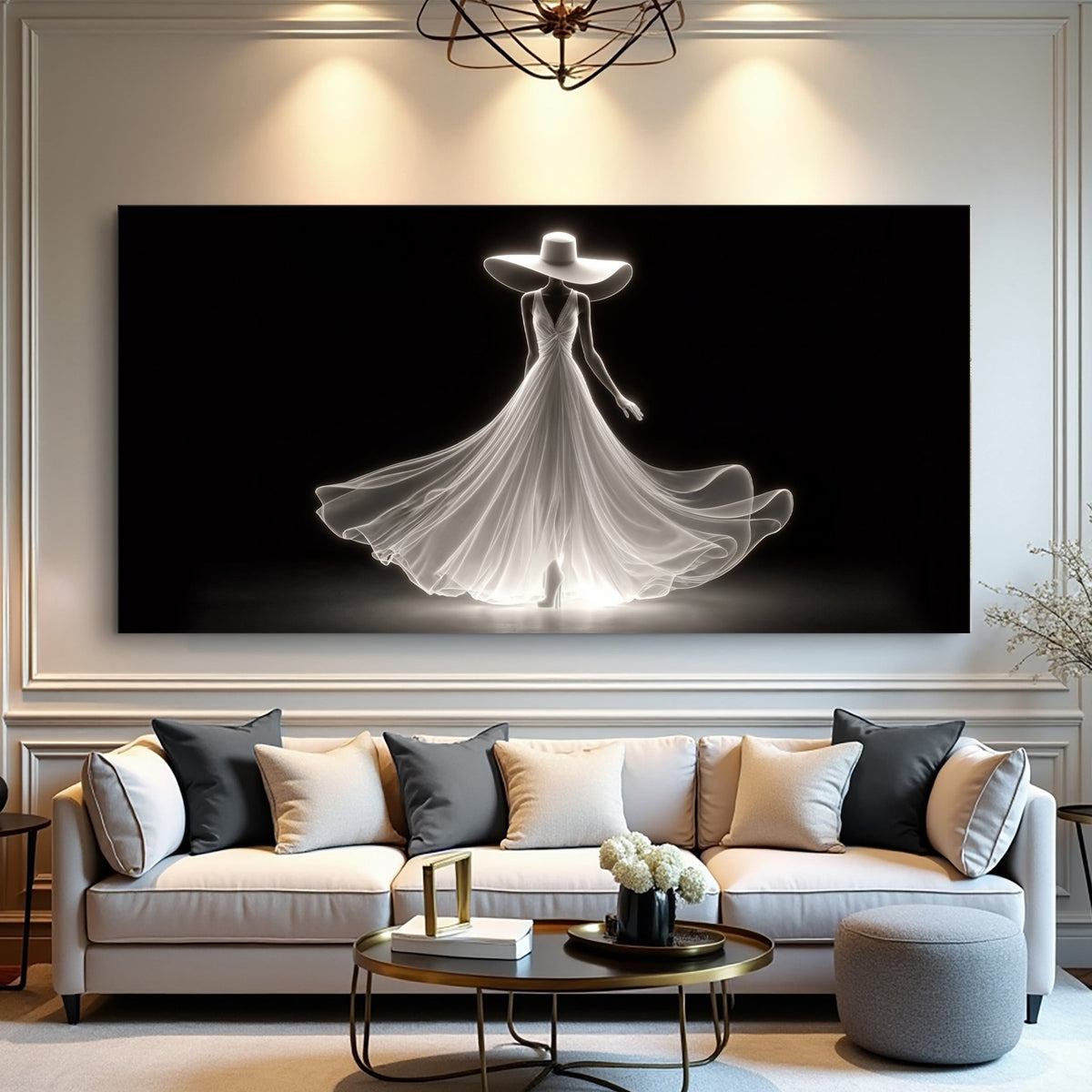 Modern Glam Fashion Canvas Wall Art