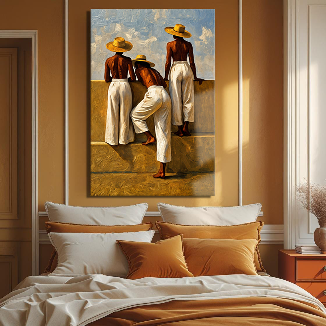 The Summer Watchers Canvas Wall Art