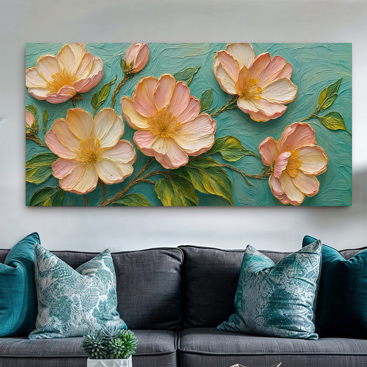 Blossoms Serenade Canvas Wall Art