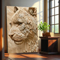 Earthen Predator Canvas Wall Art