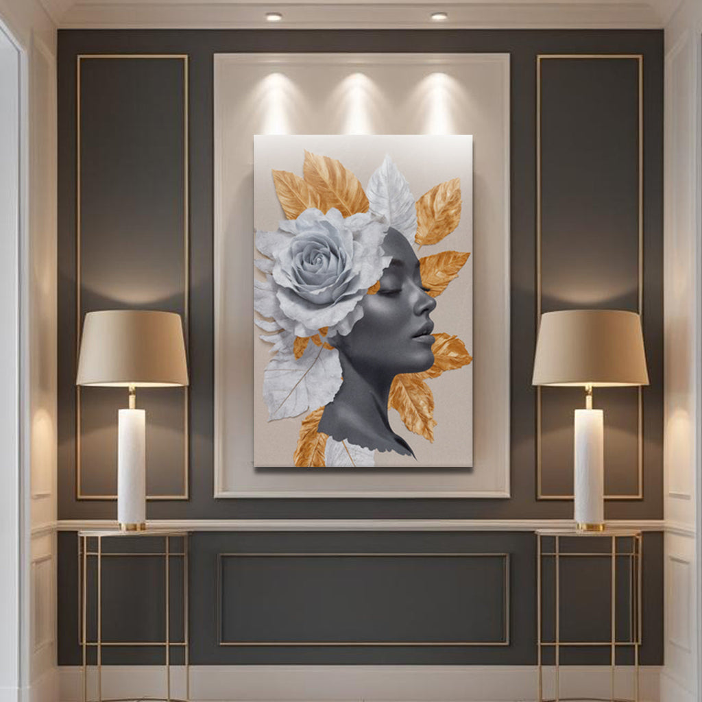 Floral Majesty Canvas Wall Art IV