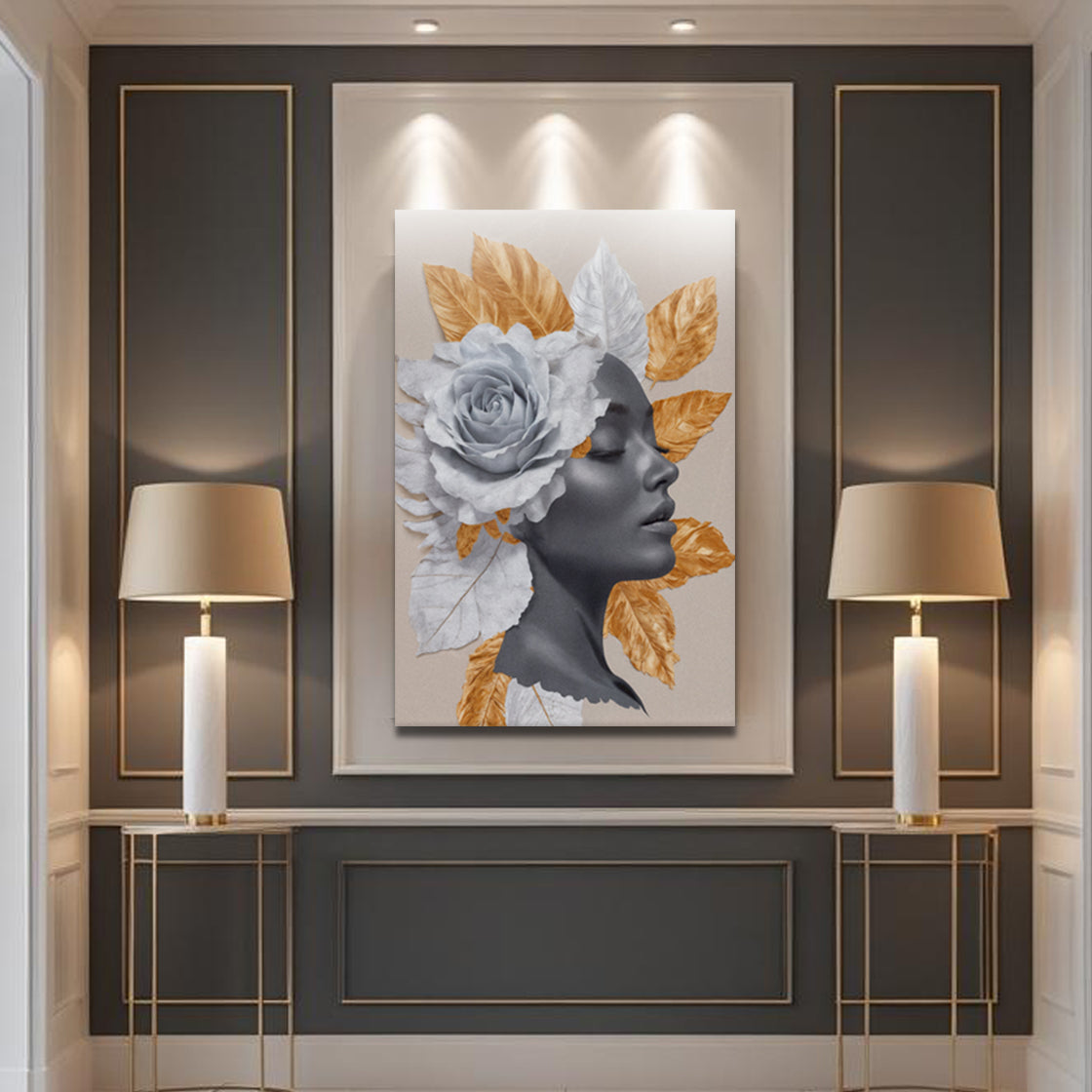 Floral Majesty Canvas Wall Art IV