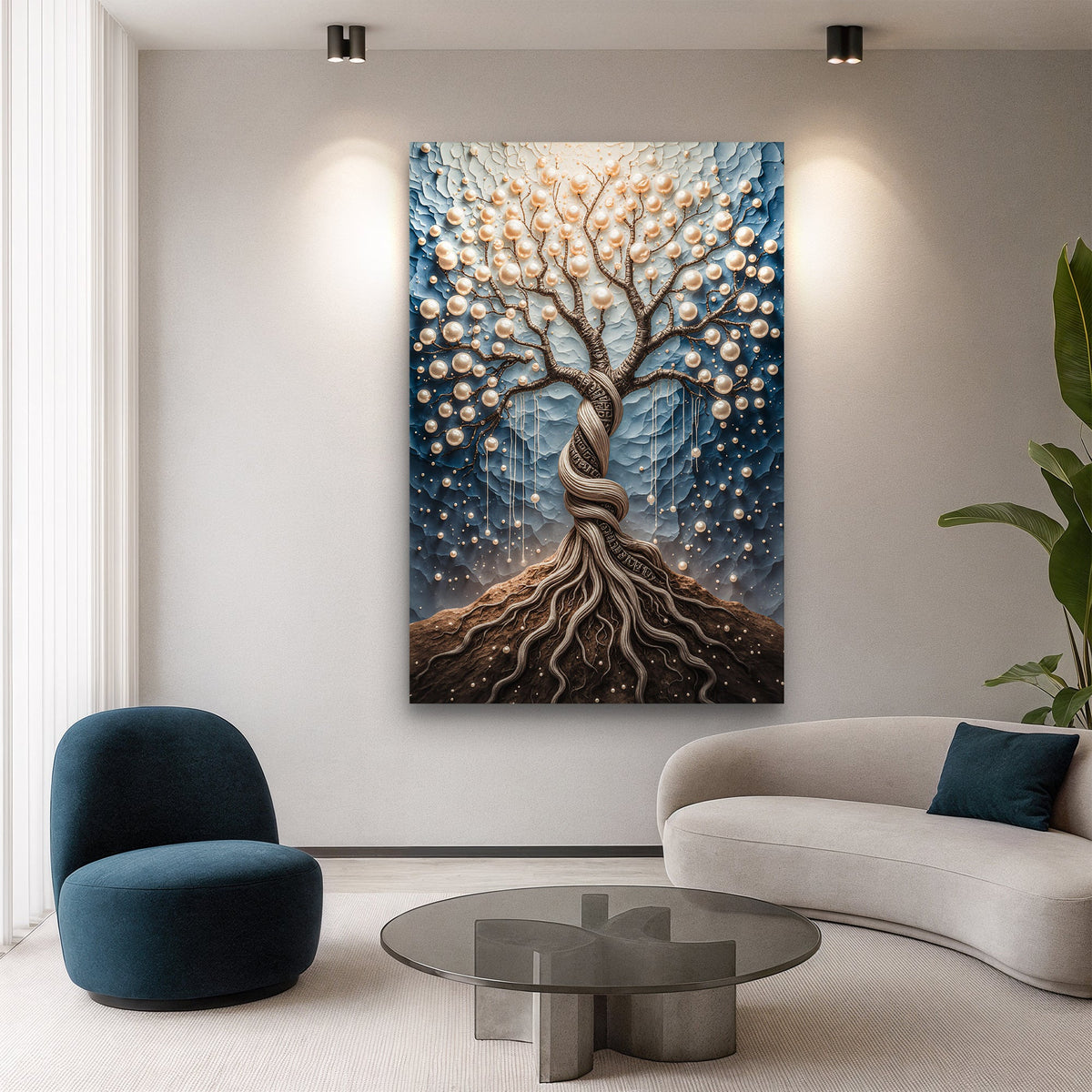 The Pearl Tree Canvas Wall Art