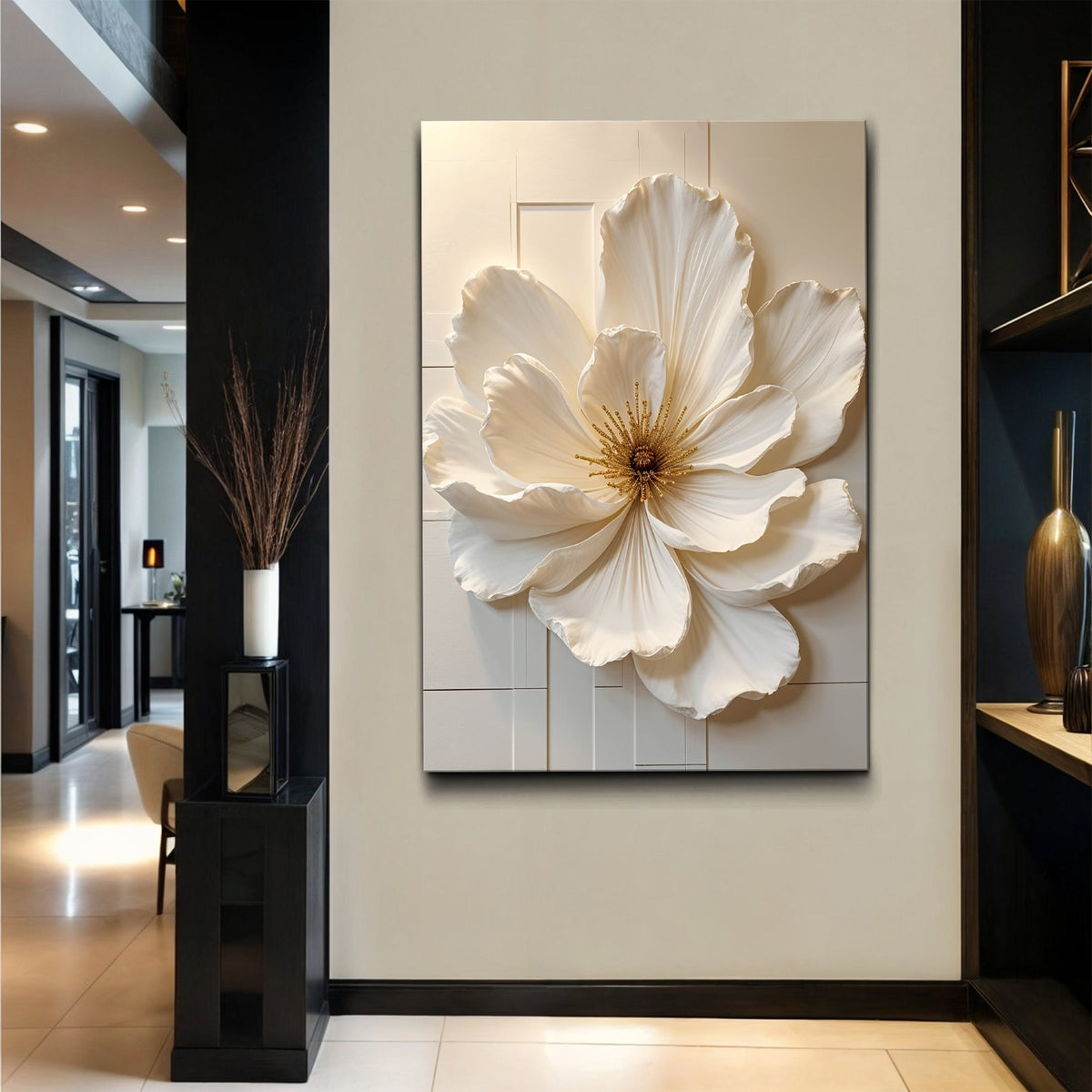 Modern Bloom Essence Canvas Wall Art