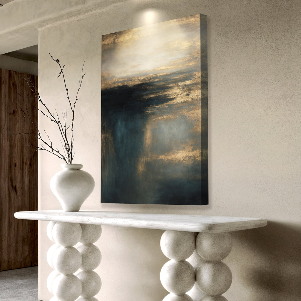Cloudscape Glimmer Canvas Wall Art