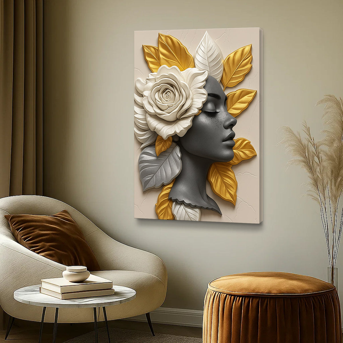 Floral Majesty Canvas Wall Art III