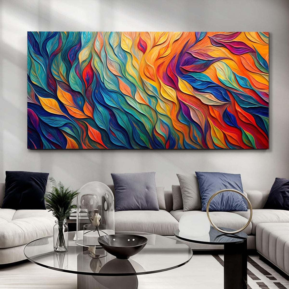 Chroma Whispers Canvas Wall Art