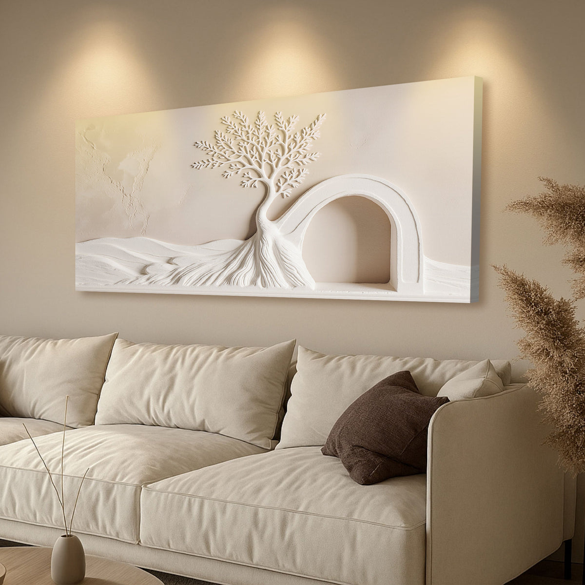 He Is Risen Abstract Canvas Wall Art