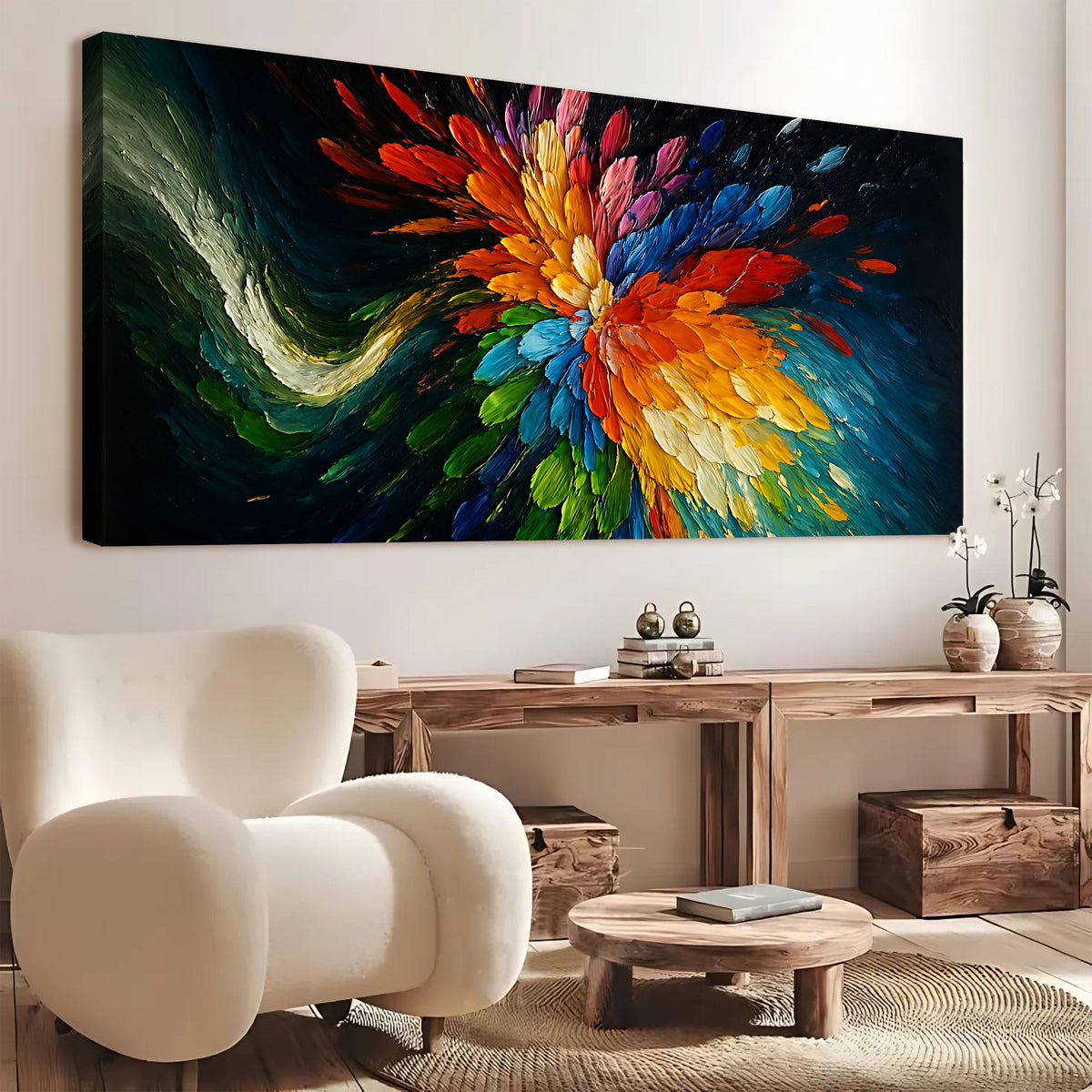 Cosmic Burst Canvas Wall Art