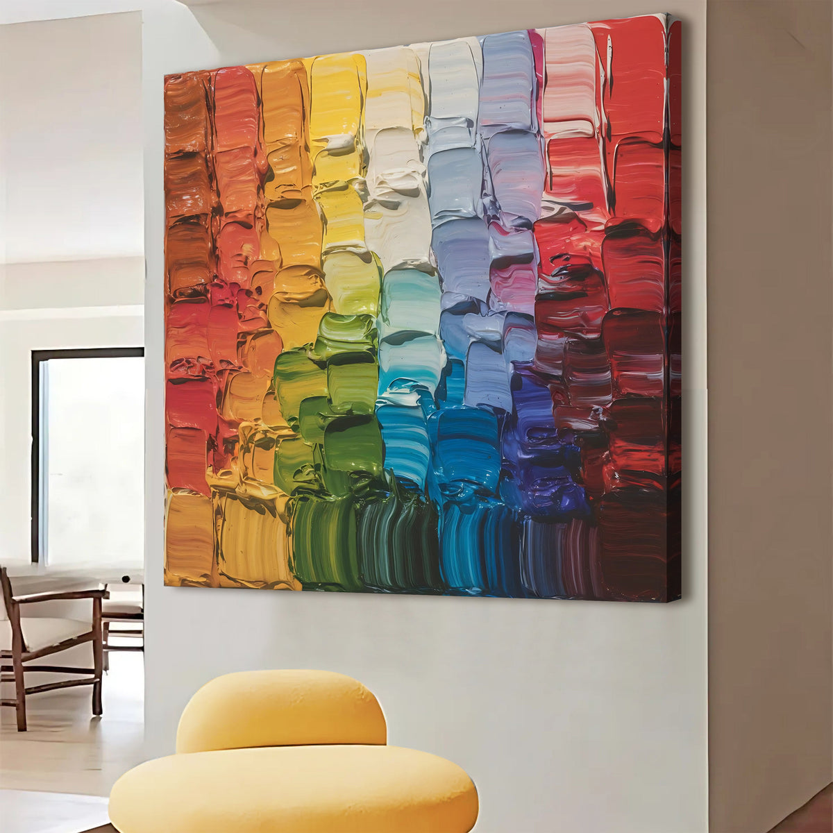 Chroma Flow Canvas Wall Art
