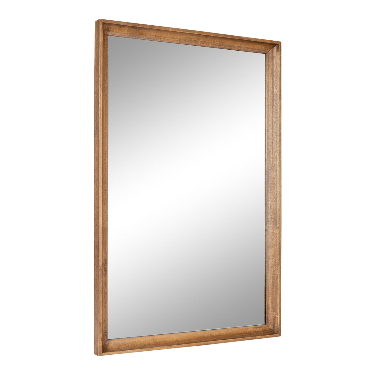 Hatherleigh Rectangular Wood-Frame Wall Mirror