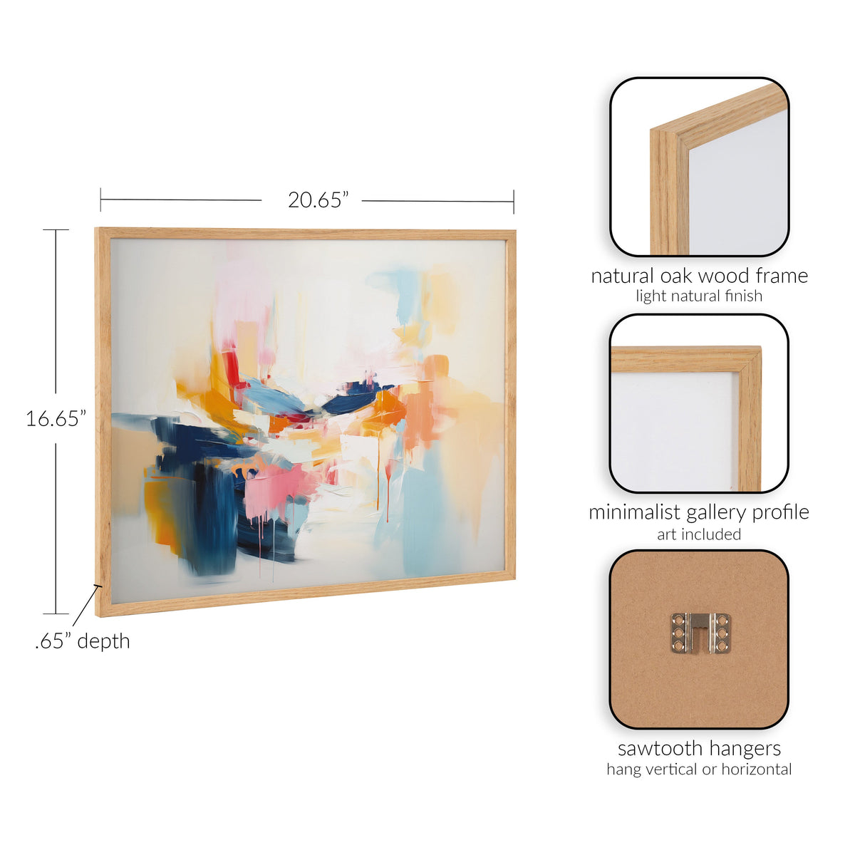 Gallery Elegant Coastal Beach Abstract Print by The Creative Bunch Studio