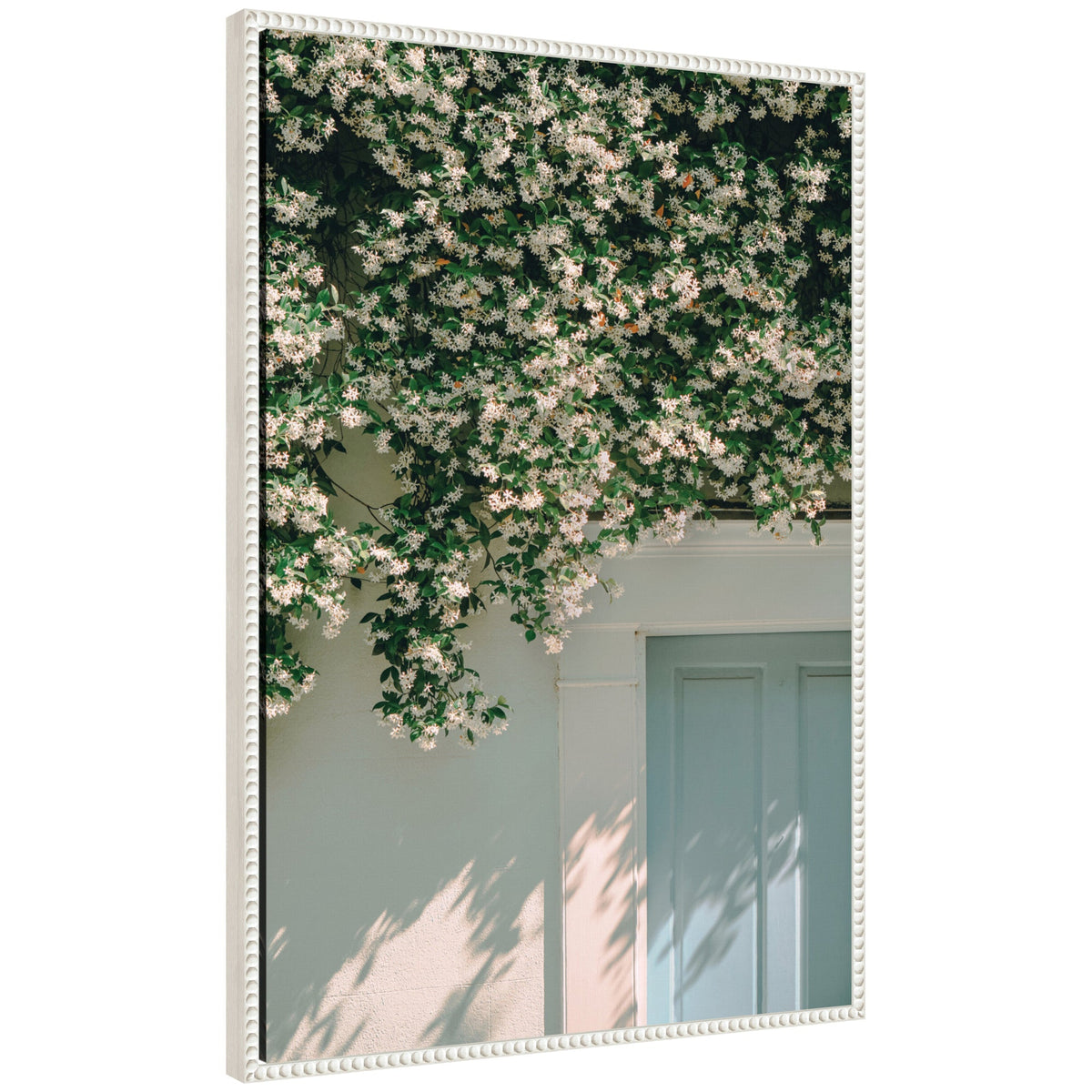 Trad Street Jasmine by Alicia Bock Framed Canvas Wall Art Print