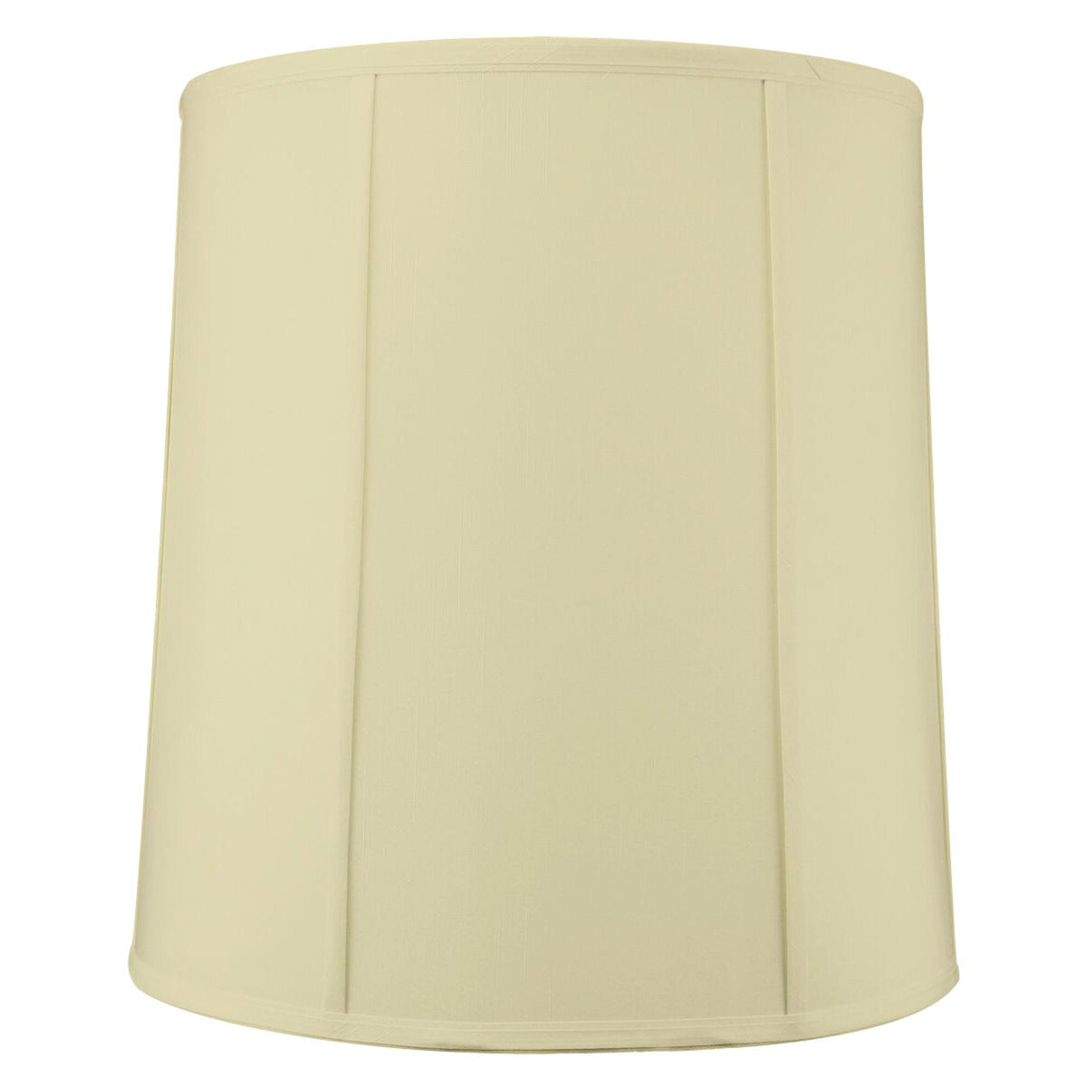 Home Concept Eggshell Shantung Extra Large Drum Lamp Shade - 16" Top x 18" Bottom x 19" Slant Height, Spider Fitter