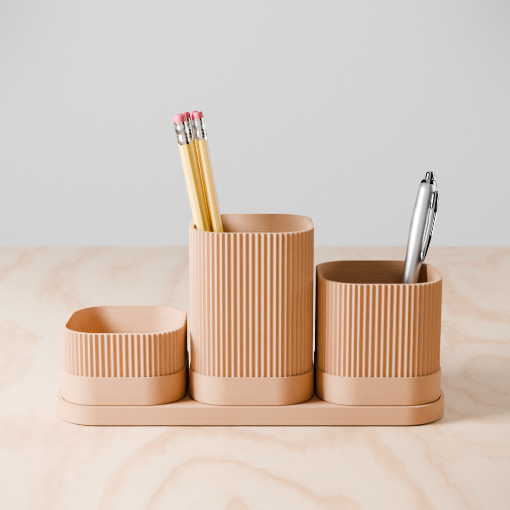 Pencil Holders, 3-Piece Set