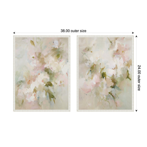 Bloom No. 1 & No. 2 2 Piece Framed Canvas Wall Art Set by Amy Lighthall