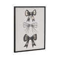 Gallery Coquette Preppy Retro Girly Black Bows Print by The Creative Bunch Studio