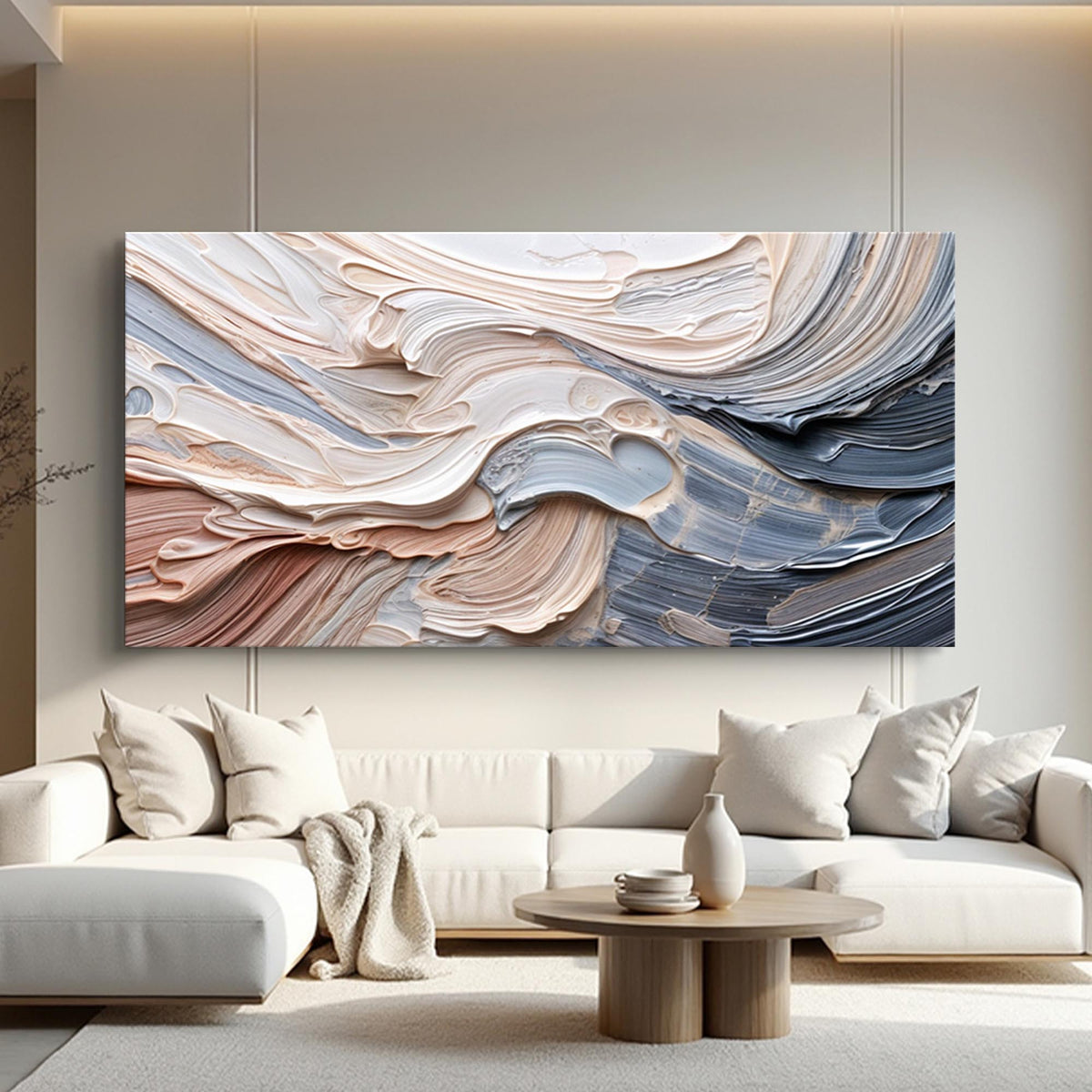 Rough Minimalist Canvas Wall Art