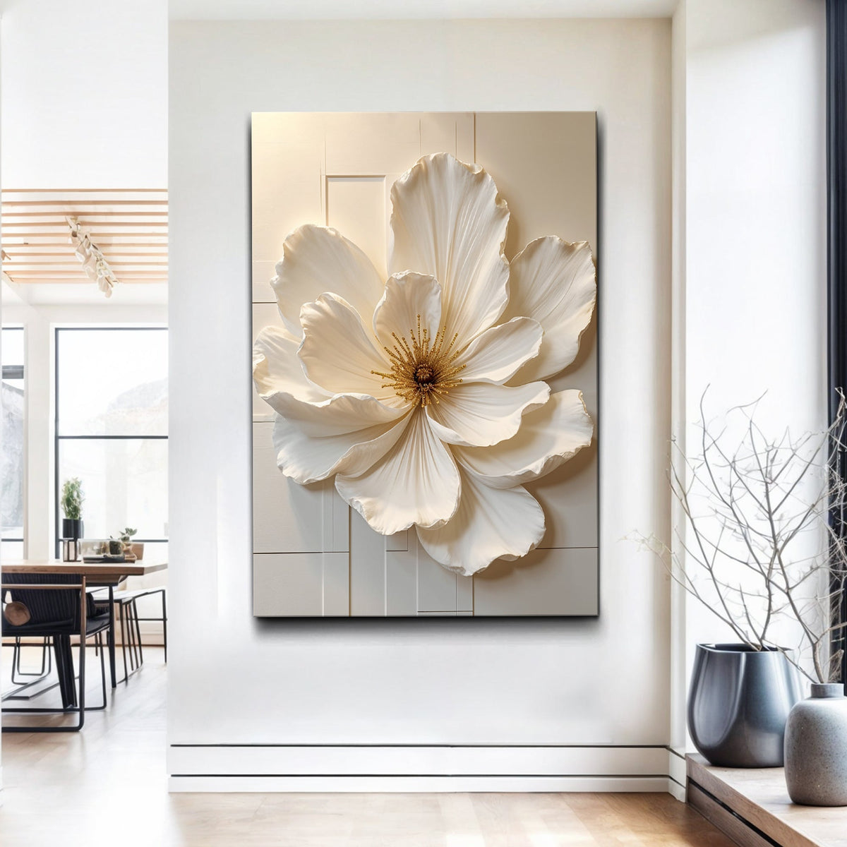 Modern Bloom Essence Canvas Wall Art