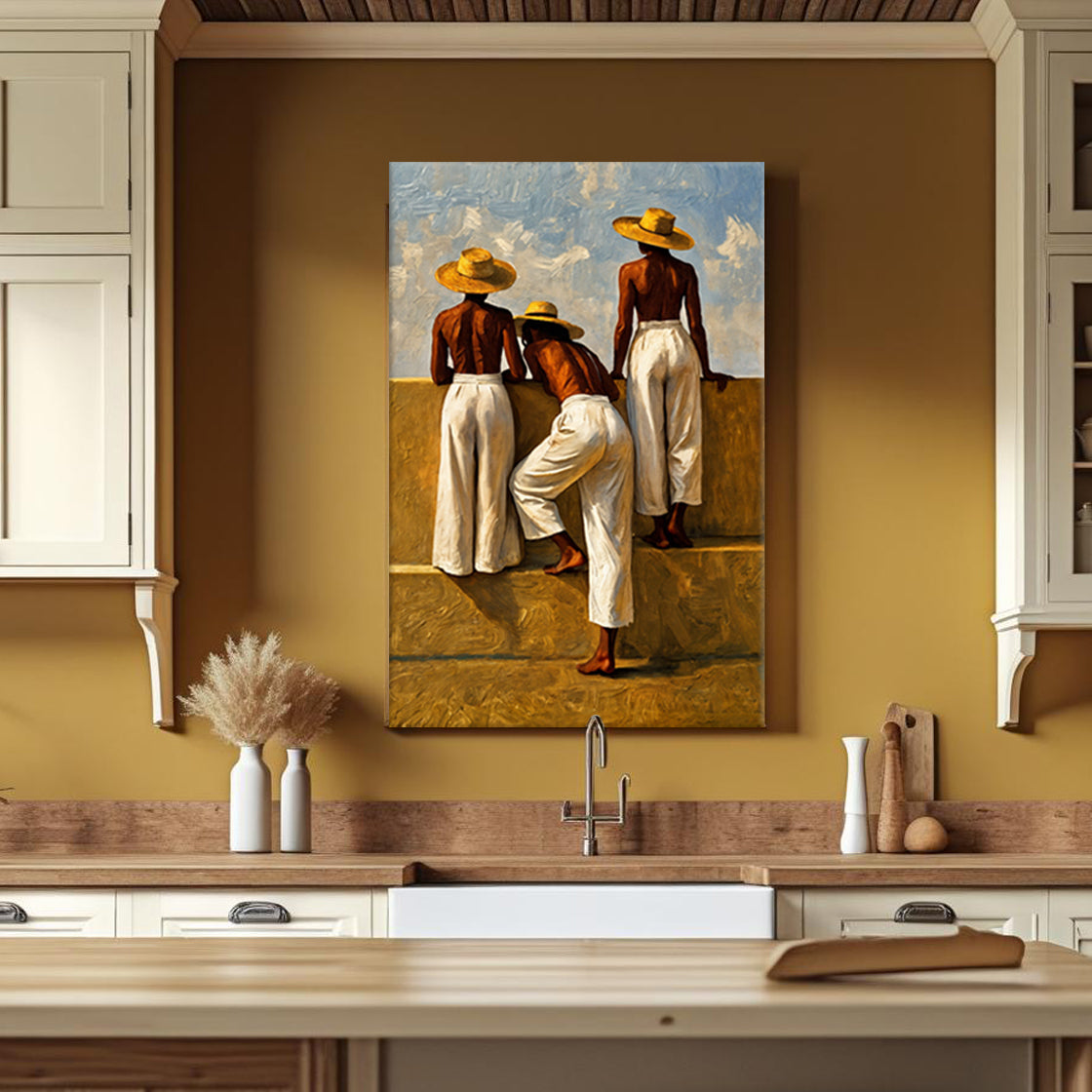 The Summer Watchers Canvas Wall Art