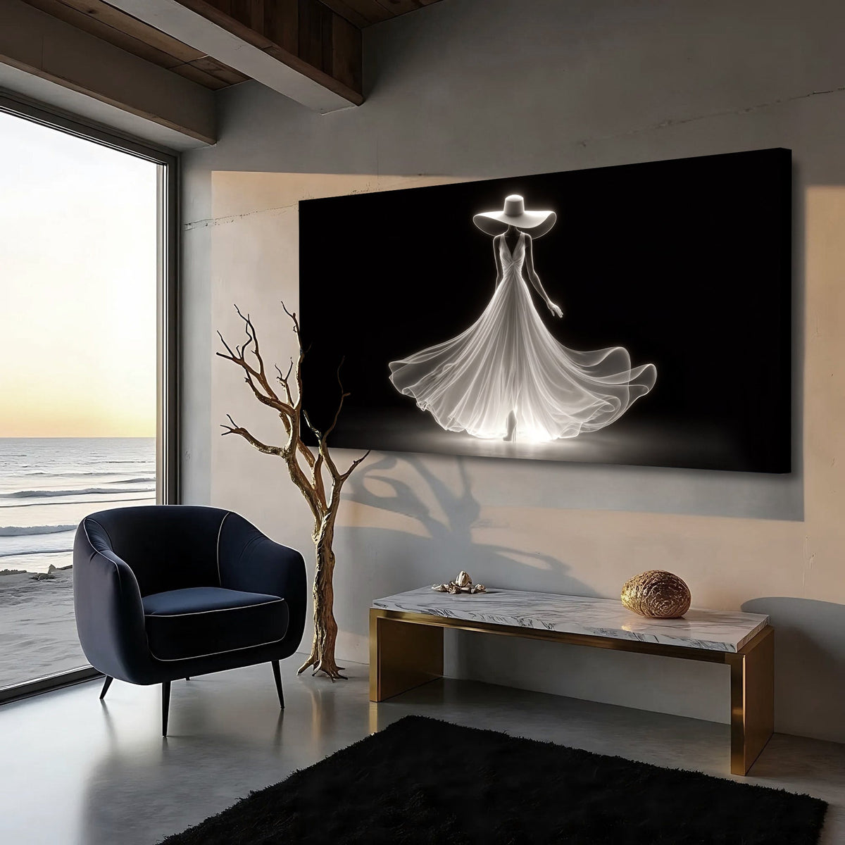 Modern Glam Fashion Canvas Wall Art