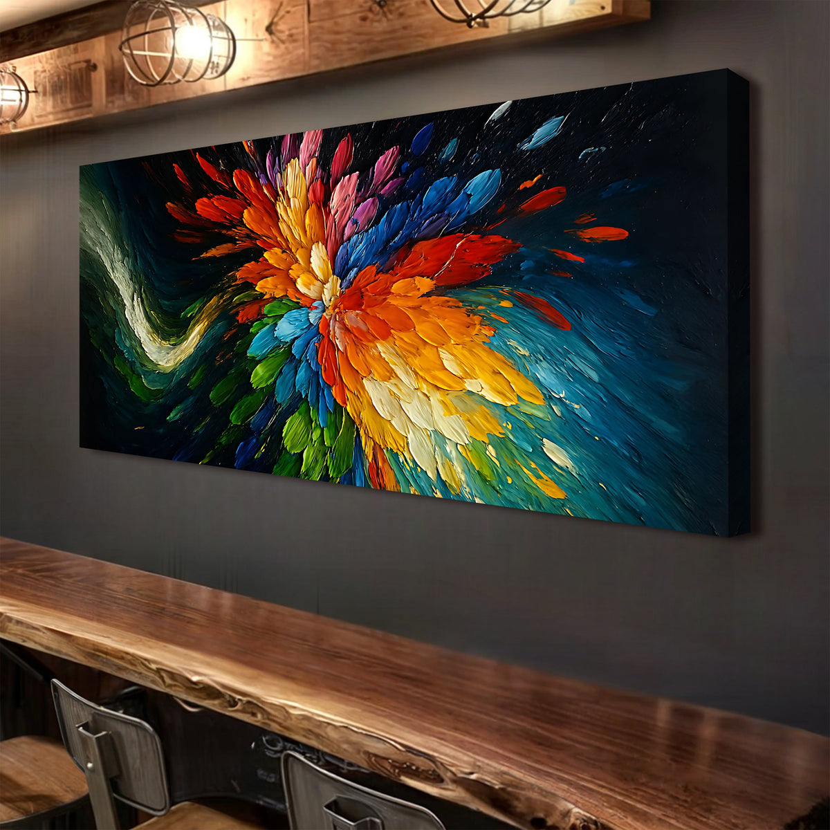 Cosmic Burst Canvas Wall Art