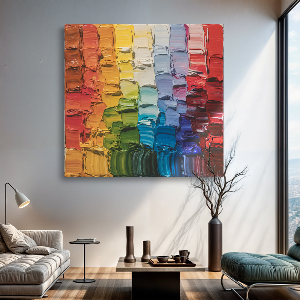 Chroma Flow Canvas Wall Art