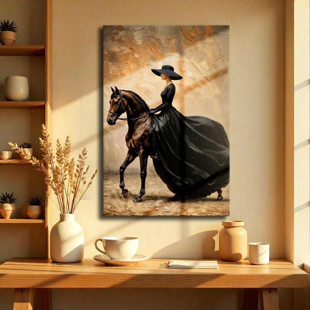 Elegant Equestrian Canvas Wall Art