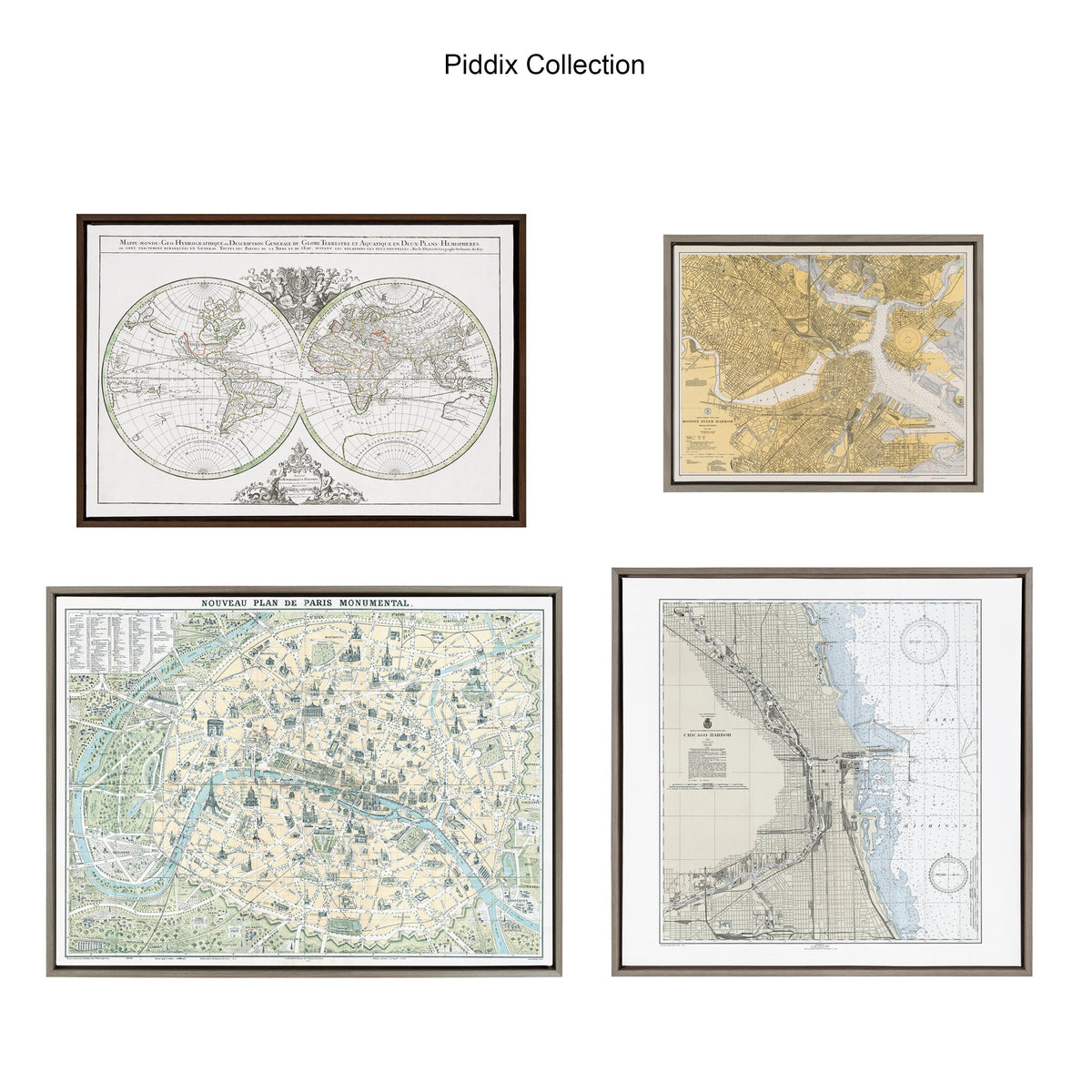 Sylvie Ferns Framed Canvas Set of 2 by Corinna Buchholz of Piddix