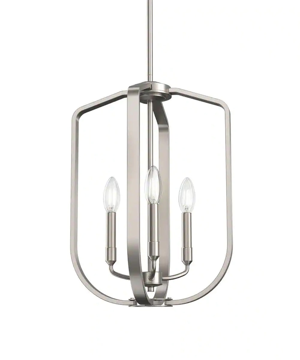Kichler Ettore 14"W 3-Light Pendant Light Fixture Brushed Nickel Finish