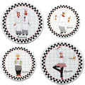 4-Piece Tin Burner Cover Set for Electric Stoves, Night Shift