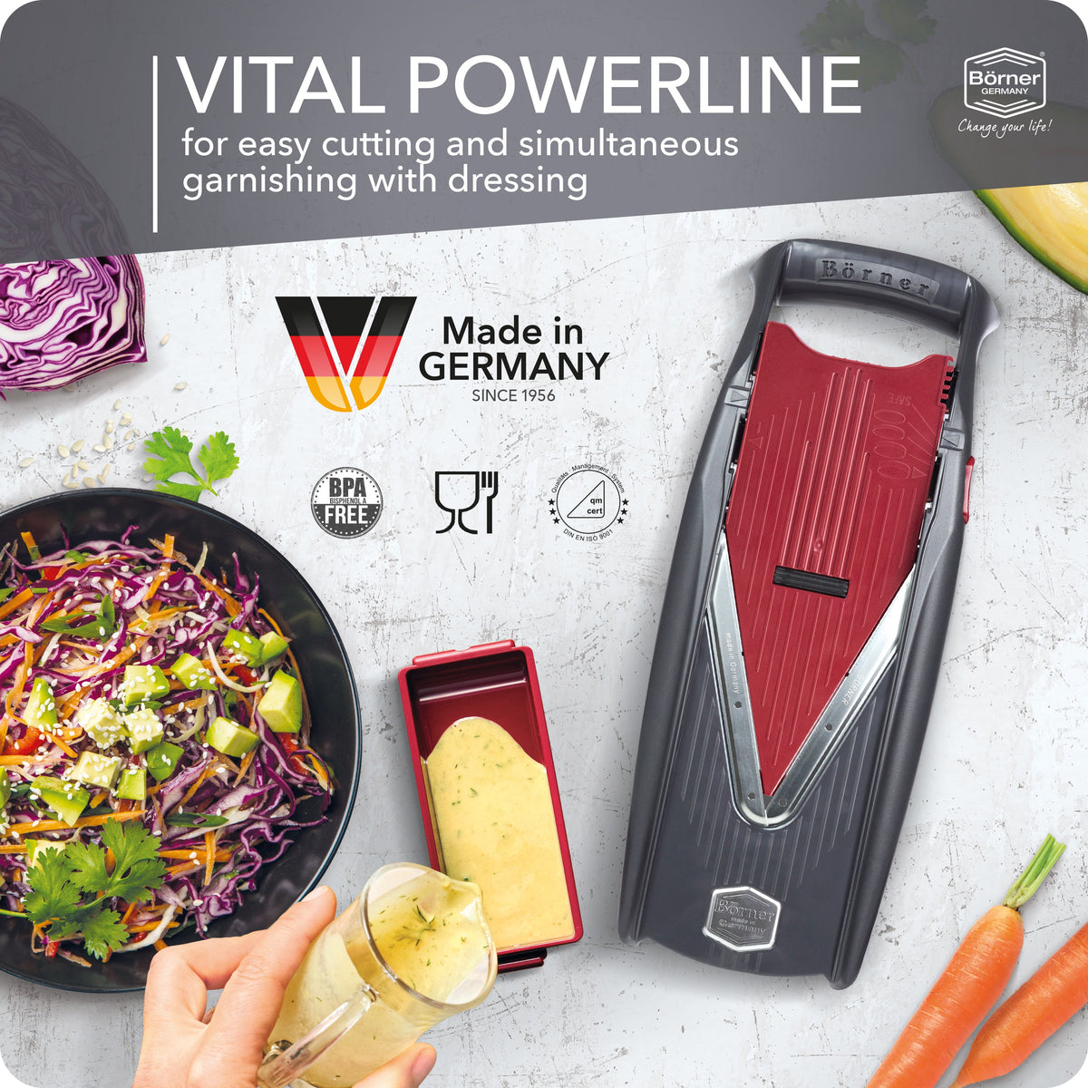 Börner Germany, Vital Professional Mandoline Set