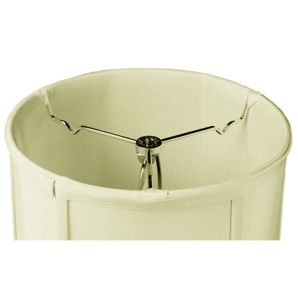 Home Concept Eggshell Shantung Drum Lamp Shade - 12"W x 12" Slant Height