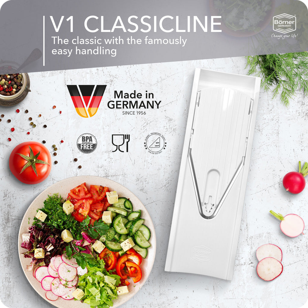 Börner V1 Classic Line Mandoline Slicer Basic Set