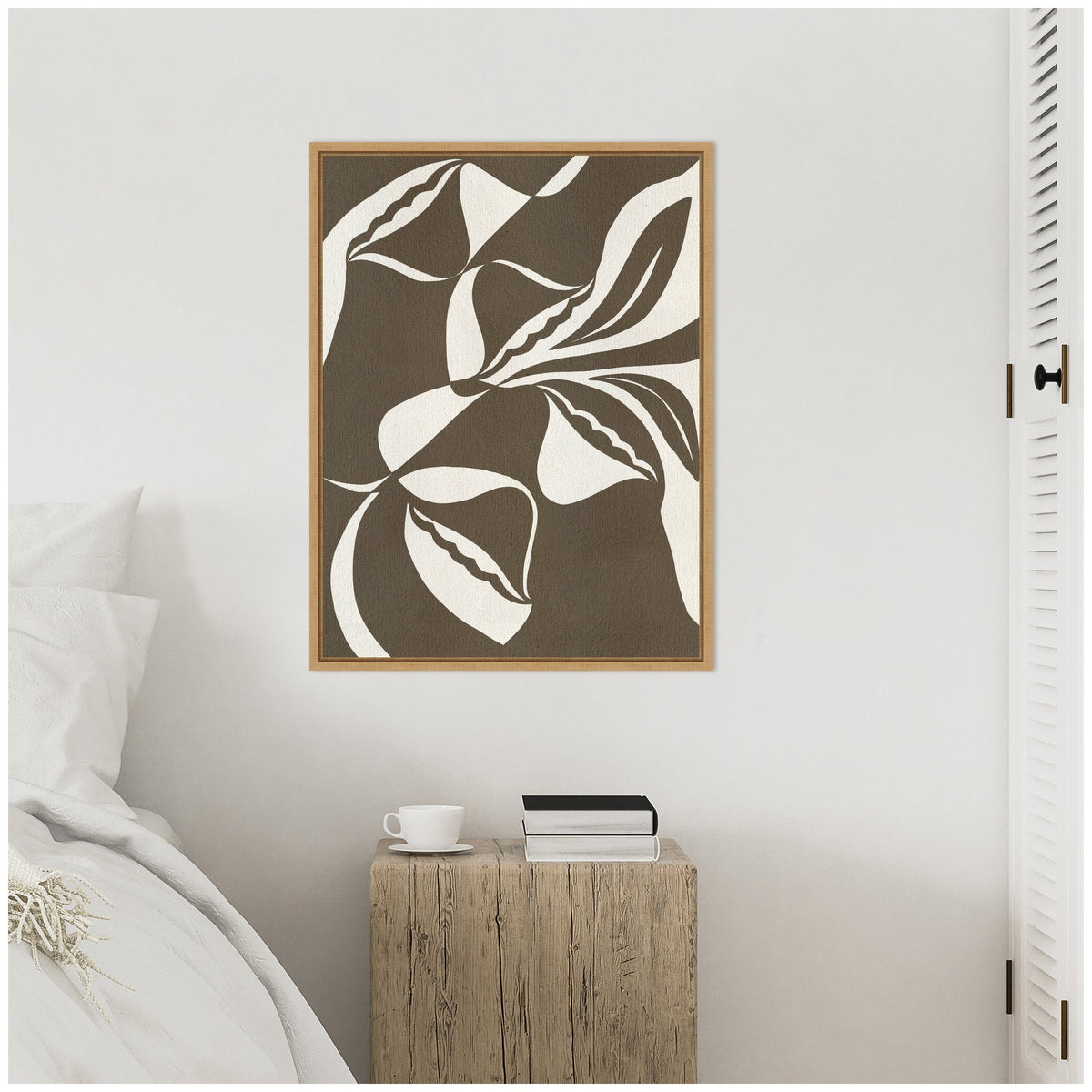 Sylvie Bound by Beauty 8 Framed Canvas by Shatha Al Dafai
