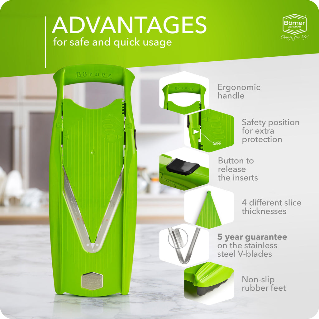 Börner V5 Power Line Mandoline Slicer Basic Set