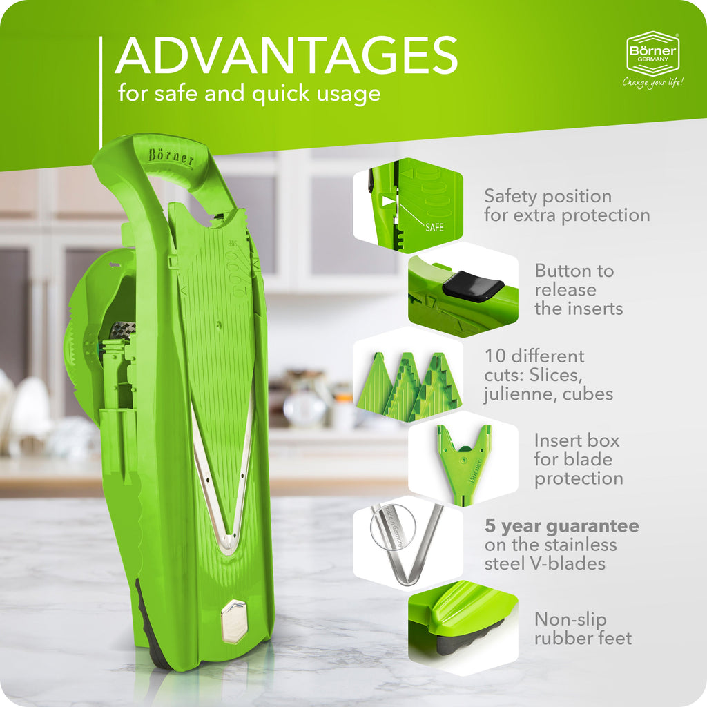 Börner V5 Power Line Mandoline Slicer Starter Set