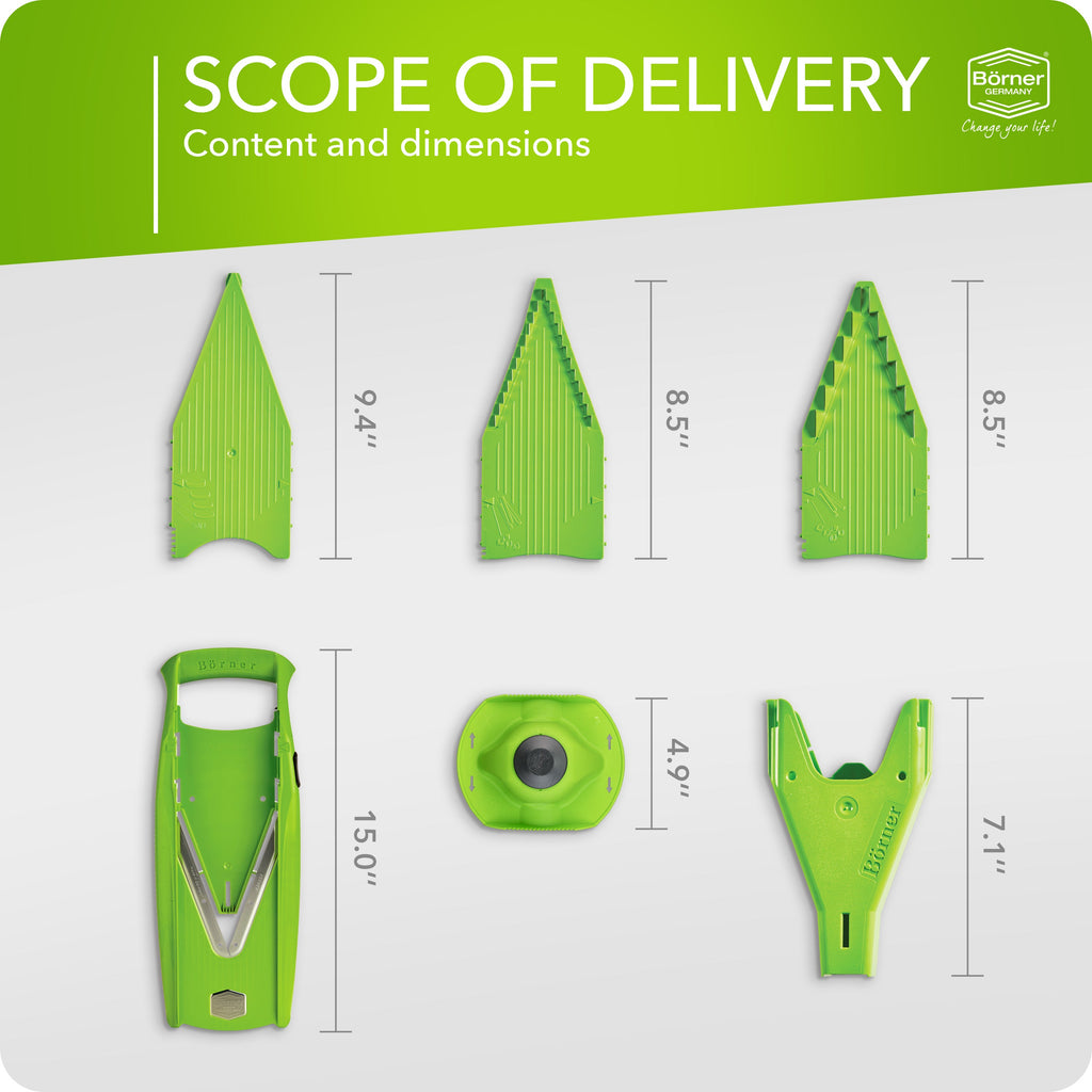 Börner V5 Power Line Mandoline Slicer Starter Set